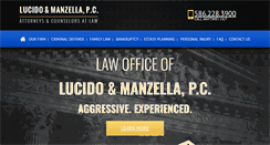 Desktop Screenshot of lucidolaw.com